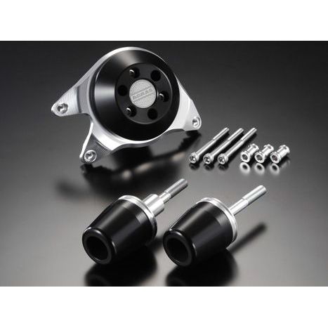 アグラス GSX1300R レーシングスライダー 3点SET ジェネレーターC カラー ジュラコン/ホワイト タイプ ロゴ無 AGRAS