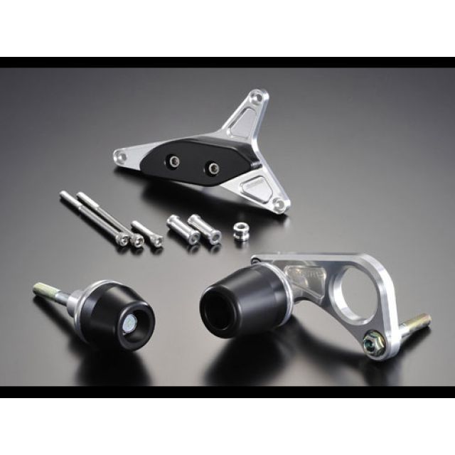アグラス GSX-R750 レーシングスライダー 3点SET ジェネレーター カラー ジュラコン/ブラック タイプ ロゴ無 AGRAS