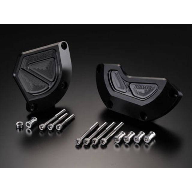 アグラス GSX-R1000 レーシングスライダー ケースカバーB SET カラー ブラック AGRAS