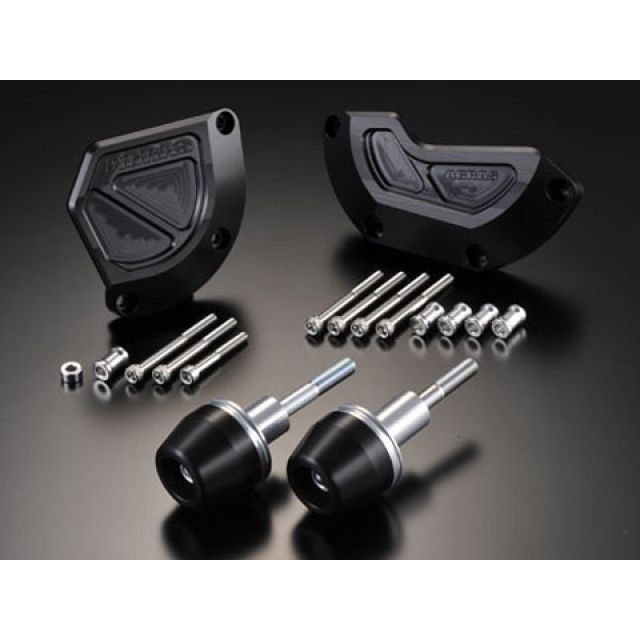 アグラス GSX-R1000 レーシングスライダー 4点SET B カラー ジュラコン/ホワイト タイプ ロゴ有 AGRAS バイクの通販は