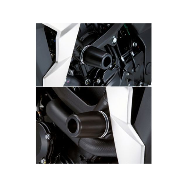 アグラス GSR750 レーシングスライダー フレームφ50 カラー ジュラコン/ホワイト タイプ ロゴ無 AGRAS バイクの通販は