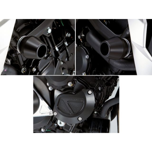 アグラス GSR750 レーシングスライダー 3点SET フレームφ60＋スターターB カラー ジュラコン/ホワイト AGRAS