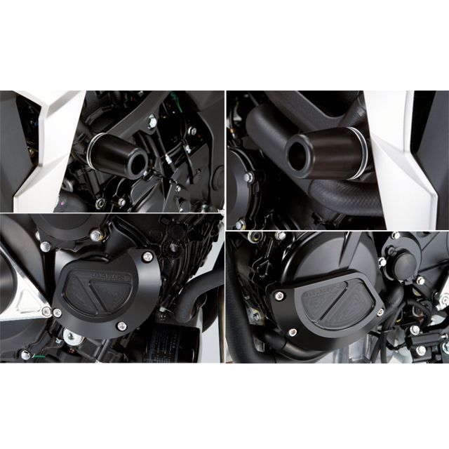 アグラス GSR750 レーシングスライダー 4点SET フレームφ50＋スターターB＋ジェネレーターB カラー ジュラコン/ブラック タイプ ロゴ…