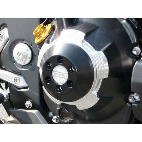 アグラス Z1000 レーシングスライダー ケースカバー カラー ジュラコン/ホワイト AGRAS バイクの通販は
