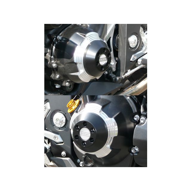 アグラス Z1000 レーシングスライダー ケースカバー 左右SET カラー ジュラコン/ホワイト AGRAS