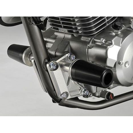 AGRAS アグラス レーシングスライダー ジュラコンカラー：ホワイト(ロゴ有) / アルマイトカラー：ゴールド MT-09 XSR900 YAMAHA ヤマハ YAMAHA ヤマハ