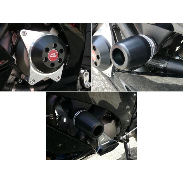アグラス ZX-10R レーシングスライダー 3点SET 左C カラー ジュラコン