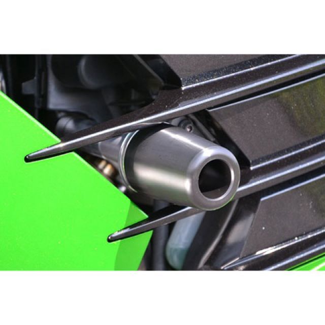 アグラス ZX-14R レーシングスライダー フレーム カラー ジュラコン/ホワイト タイプ ロゴ無 AGRAS
