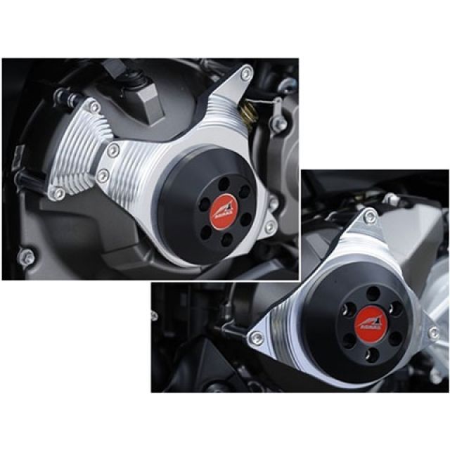 アグラス Z800 レーシングスライダー ケースカバーA SET カラー ジュラコン/ホワイト AGRAS バイクの通販は