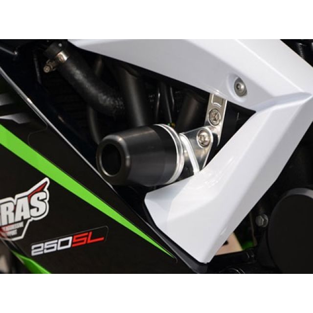 アグラス Ninja250SL レーシングスライダー レースタイプ カラー ジュラコン/ホワイト タイプ ロゴ無 AGRAS バイクの通販は