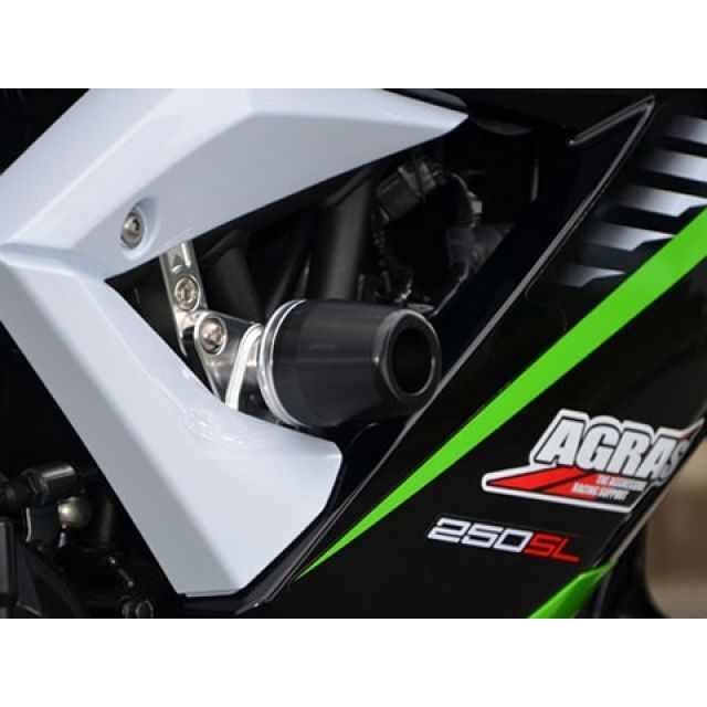 アグラス Ninja250SL レーシングスライダー レースタイプ カラー ジュラコン/ブラック タイプ ロゴ無 AGRAS_1