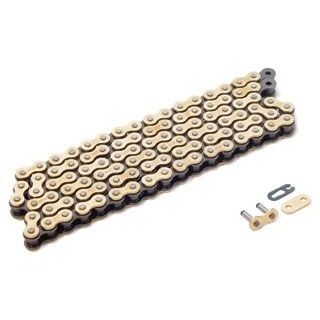 SP武川 汎用 ゴールド＆ブラック ドライブチェーン（420サイズ） リンク数 98L SP TAKEGAWA バイクの通販は 7,164円