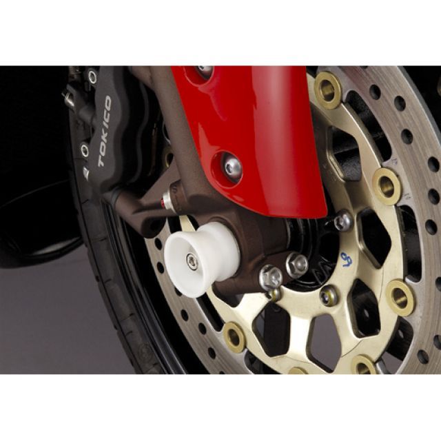 アグラス CBR600RR フロントアクスルプロテクター 愛好者フランネル 操作手順 ジュラコン（R） 色合い 白いこと AGRAS