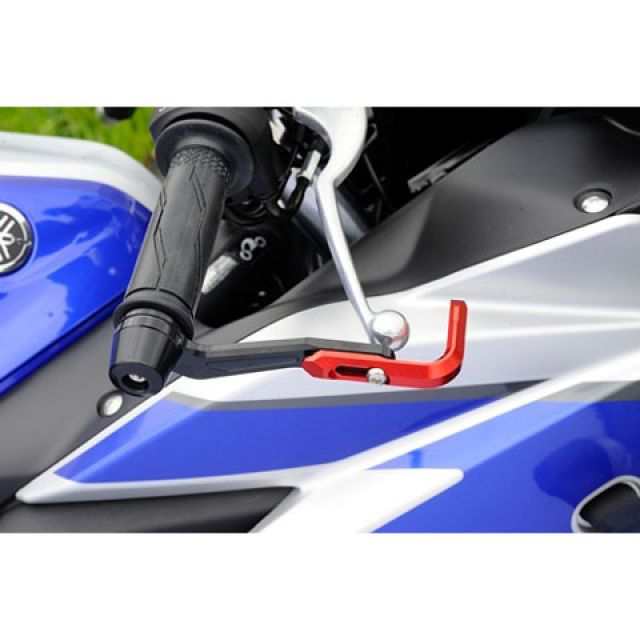アグラス YZF-R25 レバーガード ガードエンド＆ベースカラー：ブラック ガードステー：ゴールド ジュラコン：ブラック AGRAS バイクの通販は