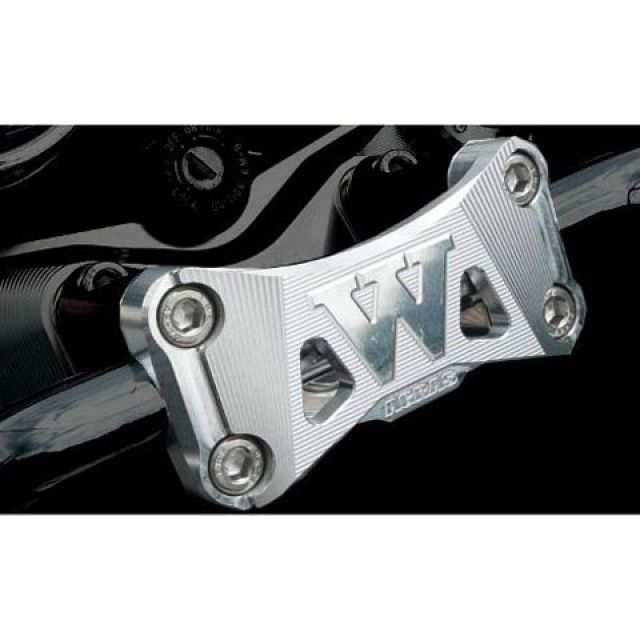 アグラス W800 ハンドルアッパーブラケット カラー シルバー AGRAS バイクの通販は
