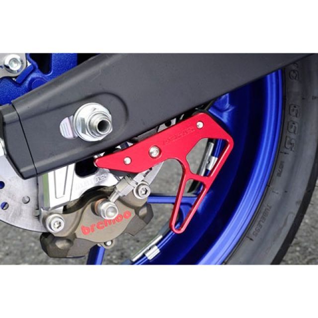 アグラス YZF-R25 チェーンガード（カーボン製）＆スタンドプレート カラー シルバー AGRAS_1