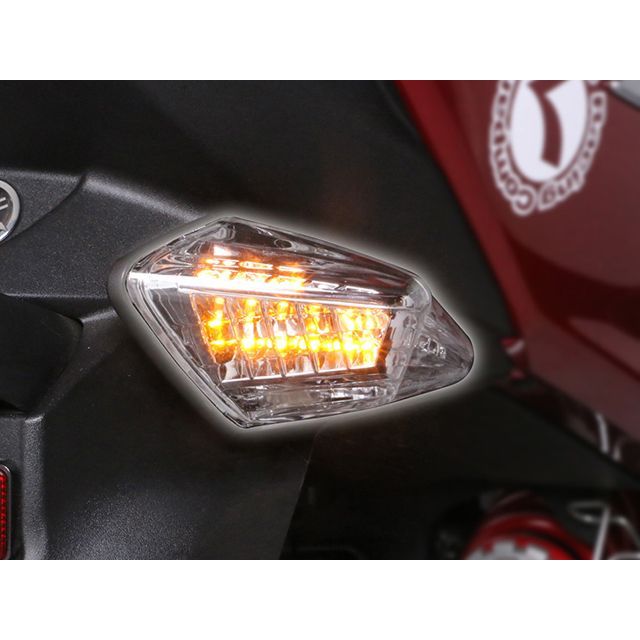 キタコ マジェスティS LEDウインカーキット リア カラー クリア KITACO_2