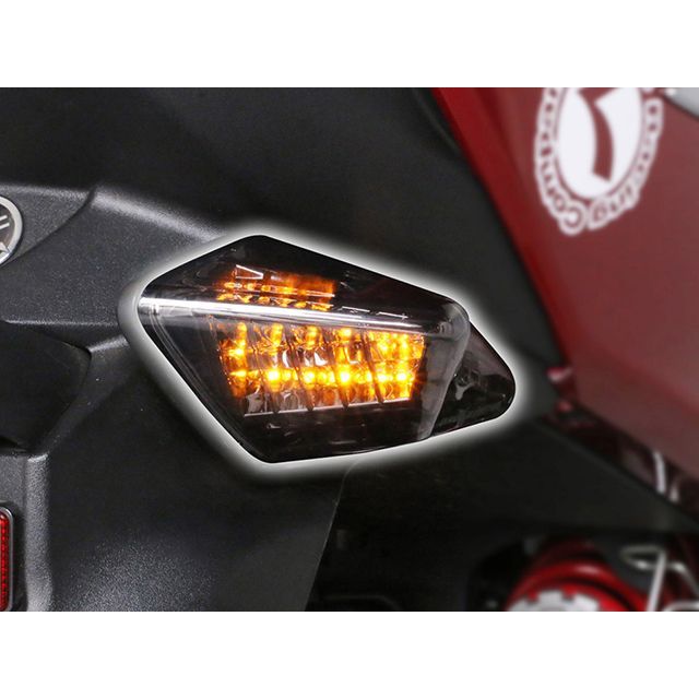 キタコ マジェスティS LEDウインカー一揃いの道具 後押し 色合い 噴煙 KITACO