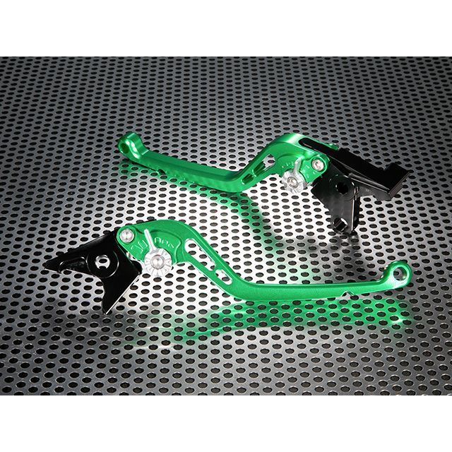 ユーカナヤ ZXR750 ZXR750R スタンダードタイプ ロングアルミビレットレバーセット レバー グリーン アジャスター ゴールド U-KAN…の通販は