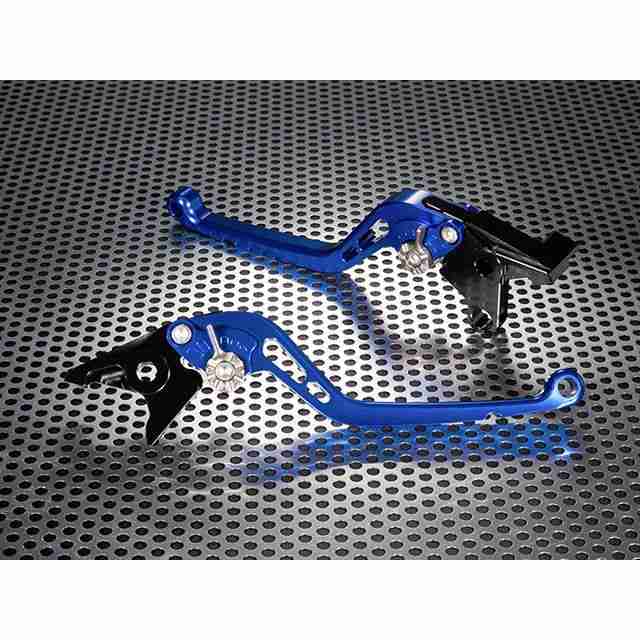 ユーカナヤ ZRX-2 ZXR400 スタンダードタイプ ロングアルミビレットレバーセット レバー ブルー アジャスター チタンカラー U-KANA…の通販は 10,702円