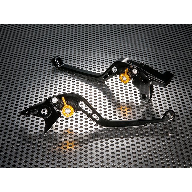 ユーカナヤ モンスター796 スタンダードタイプ ロングアルミビレットレバーセット レバー ブラック アジャスター シルバー U-KANAYA バイクの通販は