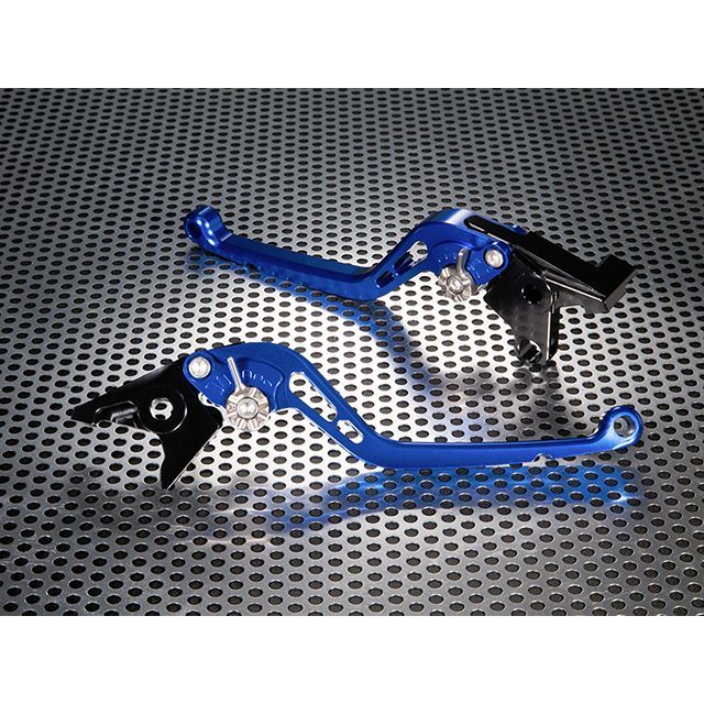 ユーカナヤ スラクストン900 スタンダードタイプ ロングアルミビレットレバーセット レバー ブルー アジャスター シルバー U-KANAYA バイクの通販は
