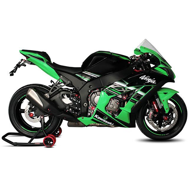 バルターモトコンポーネンツ ZX-10R バーエンド TRACK カラー グリーン