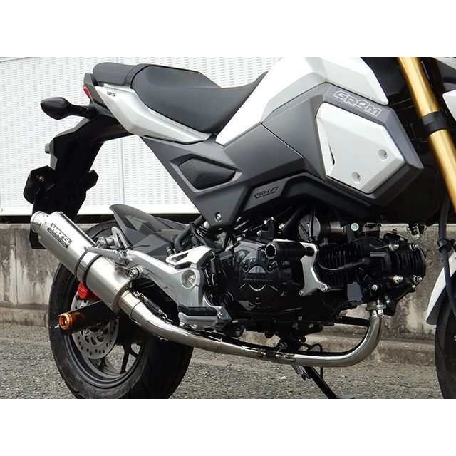 ダブルアールズ 新型GROM JMCA フルエキゾースト 仕様 チタンショートオーバル（ソリッド） WR’S バイクの通販は