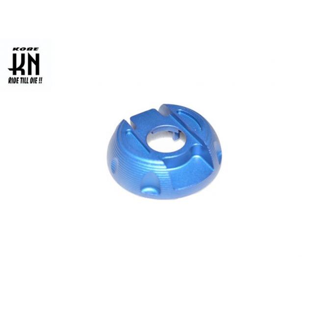 KN企画 アルミ削出しキーカバー シグナスX（2-4）/BWS125（BG1）/マジェS 国内仕様 カラー ダークブルー kn926 バイクの通販は 5,057円