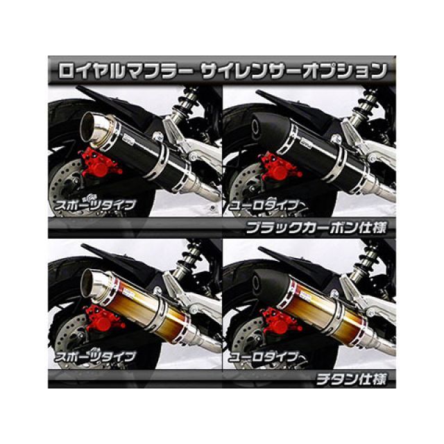 ウイルズウィン グロム/MSX125（2型） グロム/MSX125（2型）用 ロイヤルマフラー ユーロタイプ（フルエキゾースト） オプション オプシ…_7
