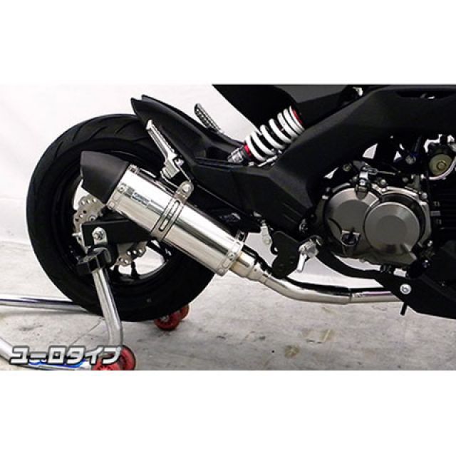 ウイルズウィン Z125 PRO Z125 PRO用 ロイヤルマフラー ユーロタイプ（フルエキゾースト） オプション オプションC WirusWin