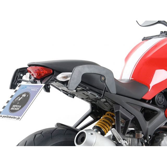 ヘプコ＆ベッカー Monster 1100 evo サイドソフトケースホルダー（キャリア）「C-Bow」（ブラック） HEPCO＆BECKER
