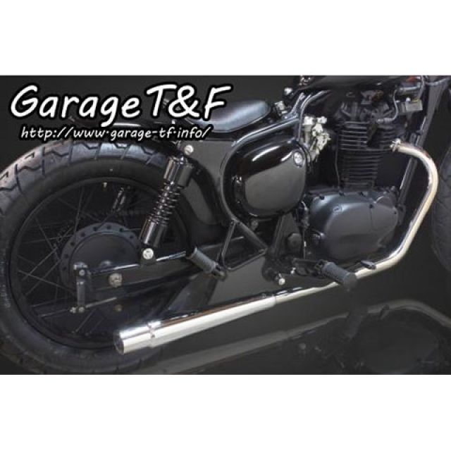 ガレージT&F フレアーマフラー（メッキ） フルエキタイプ（ステンレス） T&F バイクの通販は 32,265円
