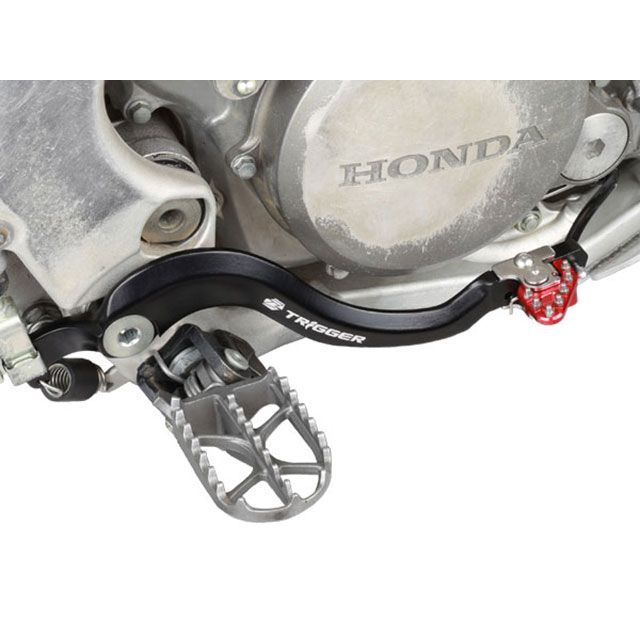 ZETA(ジータ) トリガーブレーキペダル レッド　KLX250 ZETA(ジータ) トリガーブレーキペダル RED KLX250/D-TRACKER/X
