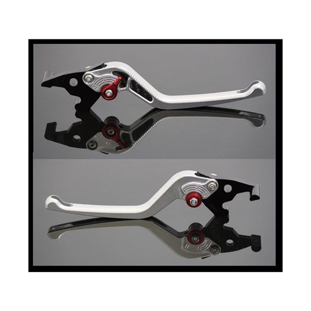 マッドマックス N-MAX125 N-MAX125 N-MAX155 11段切替 3Dレバーセット カラー シルバー/カーボン MADMAX_2