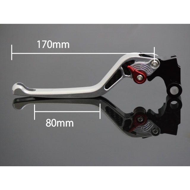 マッドマックス N-MAX125 N-MAX125 N-MAX155 11段切替 3Dレバーセット カラー シルバー/カーボン MADMAX_4