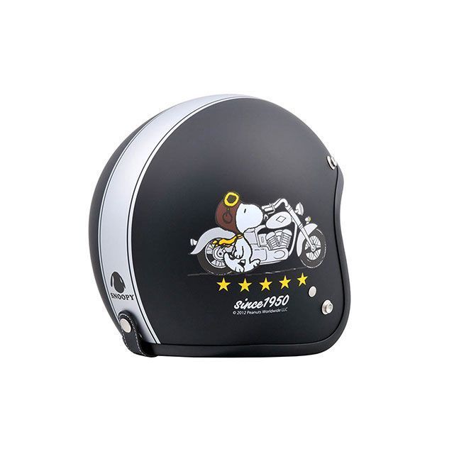 アークス SNJ-20 スヌーピー ヘルメット バイカー（マットブラック