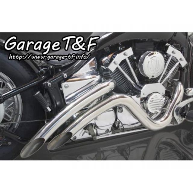 ドラッグスター400ベントマフラー ガレージT&F