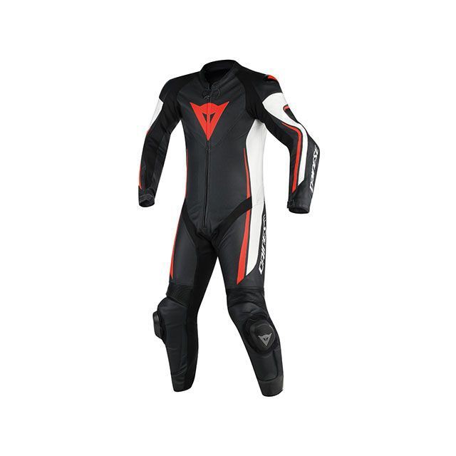 ダイネーゼ ASSEN 1 PC PERF. SUIT カラー N32-BLACK/WHITE/RED-FLUO サイズ 50 Dainese バイク