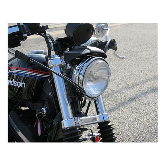 ネオファクトリー ハーレー 5-3/4in トップマウントヘッドライト H4