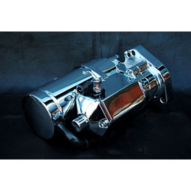 部品屋K&W EVO、BIGTWIN スターター 2.4kw クローム 89-06EVO＆BIG TWIN K&W バイクの通販は