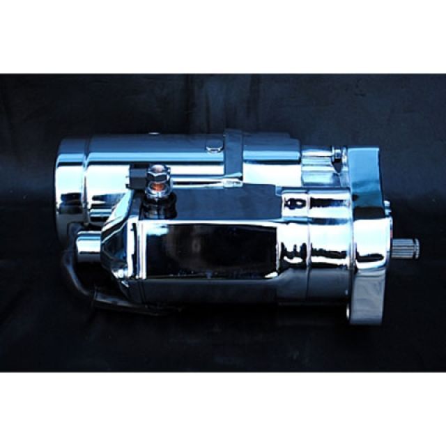 部品屋K&W EVO、BIGTWIN スターター 2.4kw クローム 89-06EVO＆BIG TWIN K&W バイクの通販は