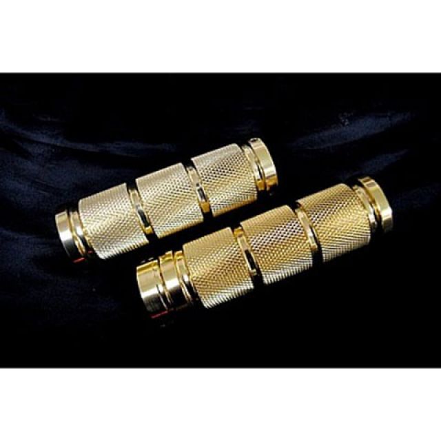 ななページ 部品屋K&W ハーレー用 ブラスナールドグリップ K&W バイク ハンドル周り