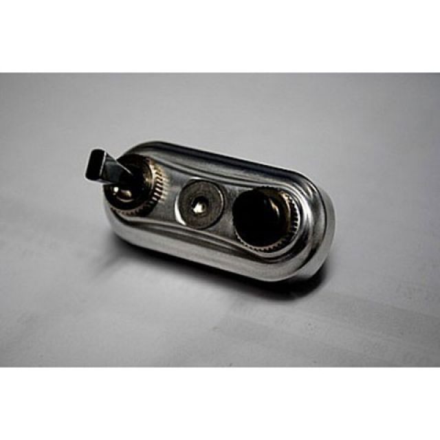 部品屋K&amp;W ハーレー用 スイッチボックスタイプ2 仕様 1インチ用 K&amp;W