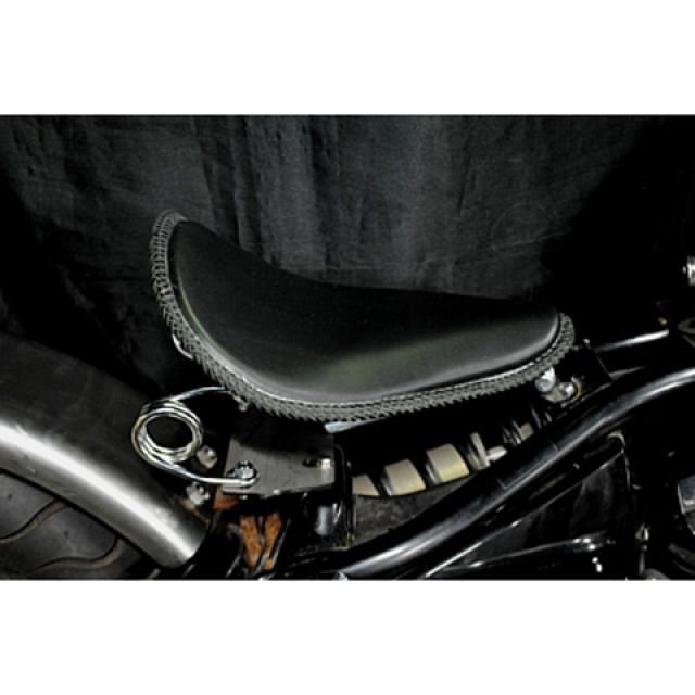 部品屋K&W DS250 DS400 専用ソロシートKIT スプリングタイプ（本革