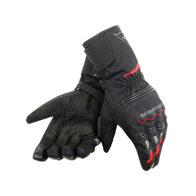 ダイネーゼ TEMPEST UNISEX D-DRY LONG GLOVES カラー R08-BLACK/RED サイズ S Dainese バイク