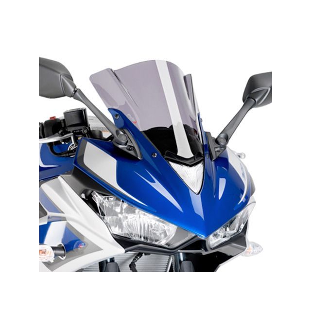 プーチ YZF-R3/YZF-R25 レーシングスクリーン カラー スモーク Puig バイクの通販は