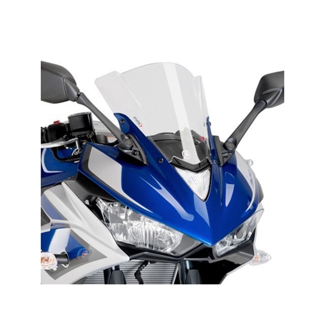 プーチ YZF-R3/YZF-R25 レーシングスクリーン カラー クリア Puig バイクの通販は