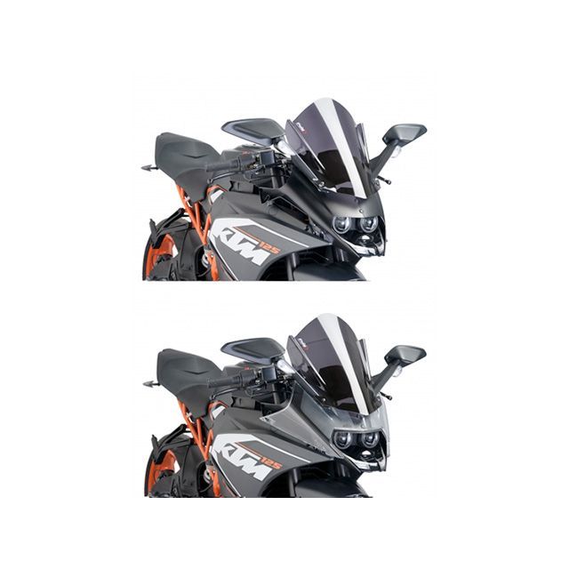 プーチ RC125/390 レーシングスクリーン カラー ダークスモーク Puig バイクの通販は