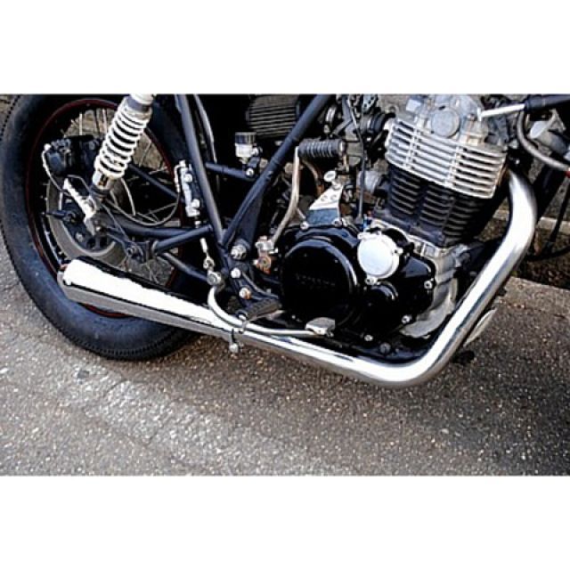 部品屋K&W SR400/500 メガホンマフラー K&W 【公式通販】